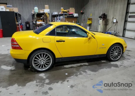 1998 Mercedes-Benz Slk 230 Kompressor from USA, damaged, VIN WDBKK47F5WF024125